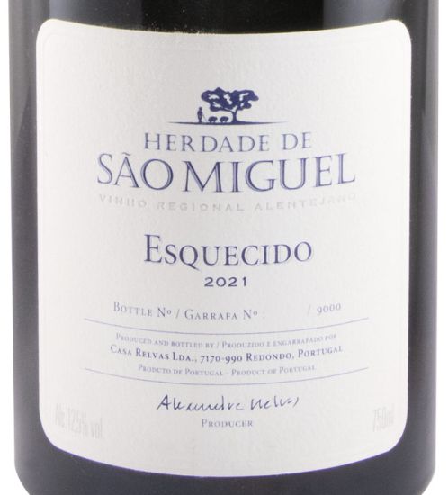 2021 Herdade de São Miguel Esquecido branco