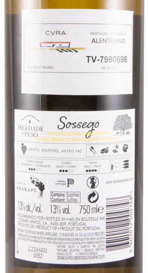 2022 Herdade do Peso Sossego white
