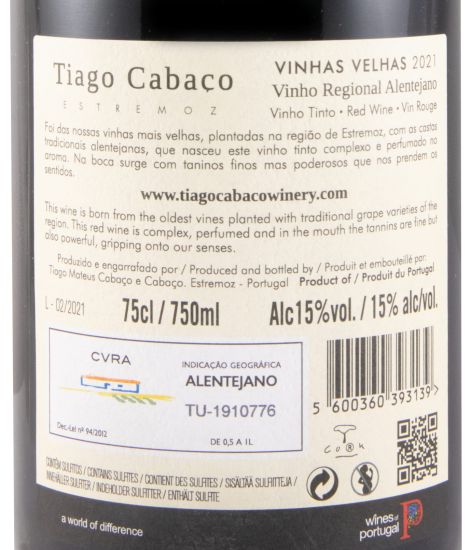 2021 Tiago Cabaço Vinhas Velhas red