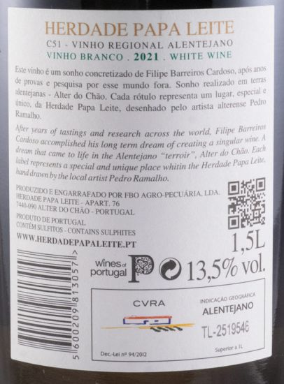 2021 Herdade Papa Leite Heaven's Door white 1.5L