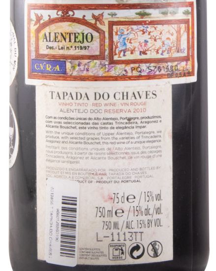 2010 Tapada do Chaves Reserva red
