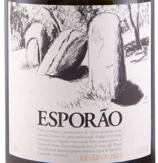 2022 Esporão Reserva biológico branco