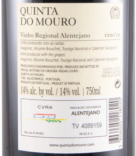 2018 Quinta do Mouro tinto