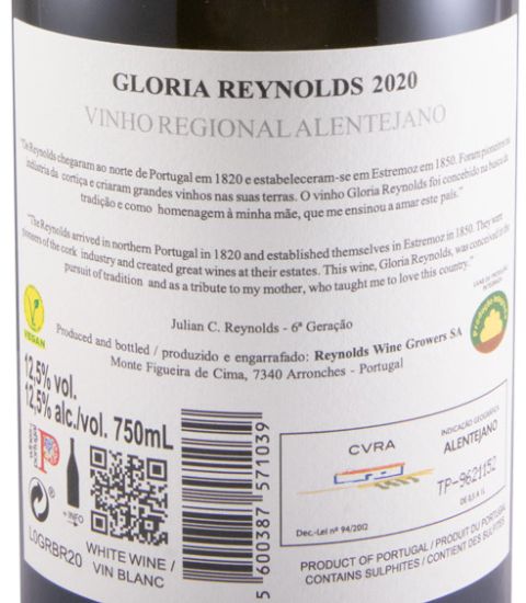 2020 Gloria Reynolds branco