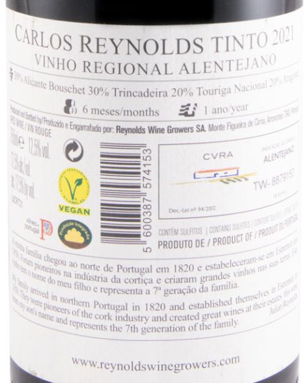 2021 Carlos Reynolds tinto