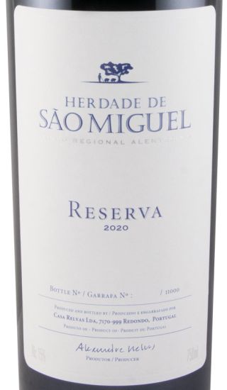 2020 Herdade de São Miguel Reserva red