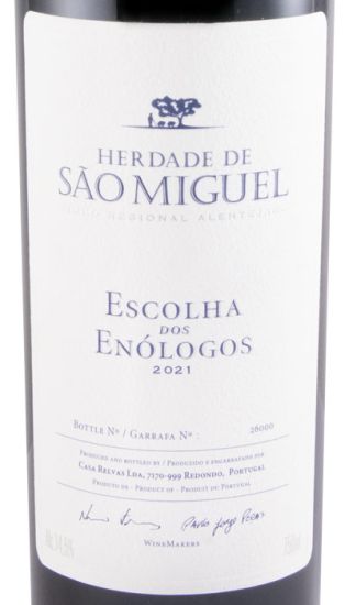 2021 Herdade de São Miguel Escolha dos Enólogos red
