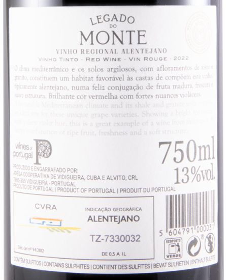 2022 Legado do Monte red
