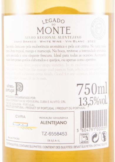2022 Legado do Monte white