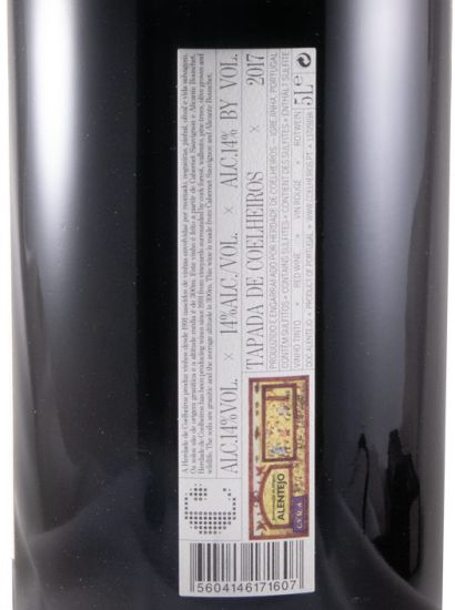 2017 Tapada de Coelheiros tinto 5L