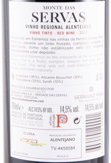 2021 Monte das Servas Escolha tinto