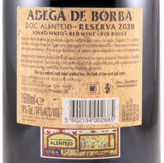 2020 Borba Reserva red (cork label) 1.5L