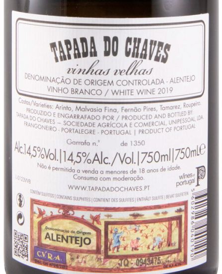 2019 Tapada do Chaves Vinhas Velhas white