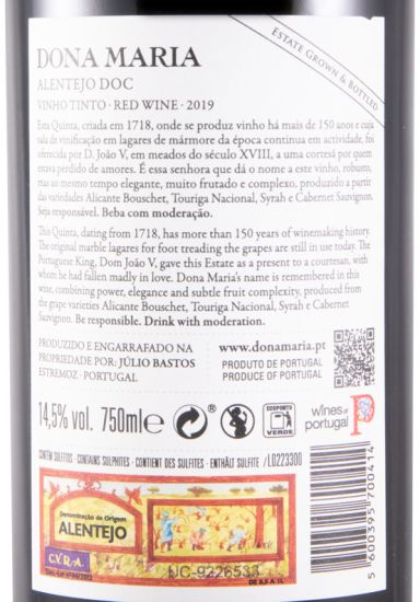 2019 Júlio Bastos Dona Maria tinto