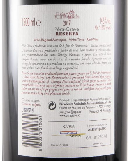 2017 Pêra-Grave Reserva red 1.5L