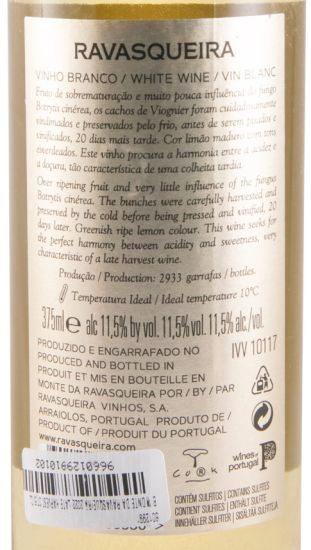 2022 Monte da Ravasqueira Colheita Tardia branco 37,5cl