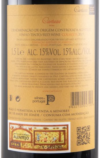 2019 Cartuxa red (wooden case) 1.5L