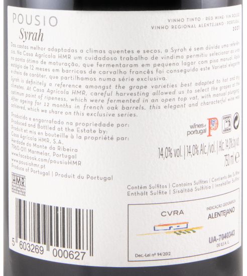 2021 Pousio Syrah tinto