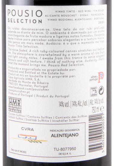 2021 Pousio Selection tinto