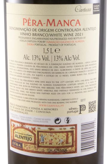 2021 Pêra-Manca white 1.5L
