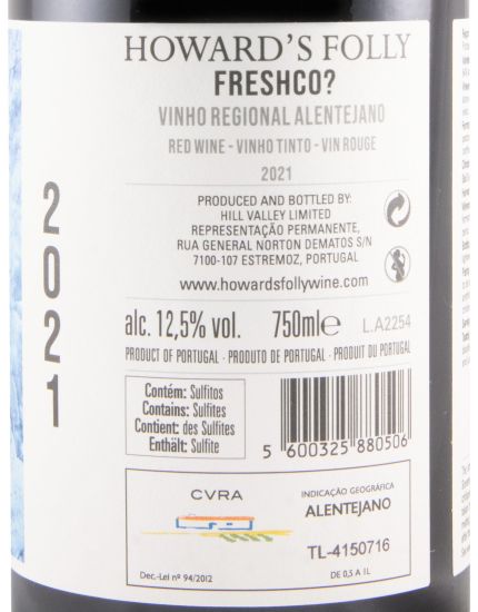 2021 Howard's Folly Freshco red