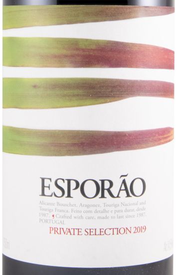 2019 Esporão Private Selection organic red