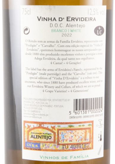 2022 Vinha D'Ervideira white