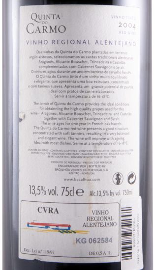 2004 Quinta do Carmo tinto