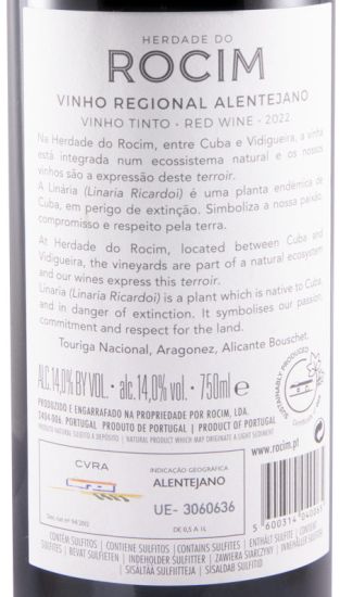 2022 Herdade do Rocim red