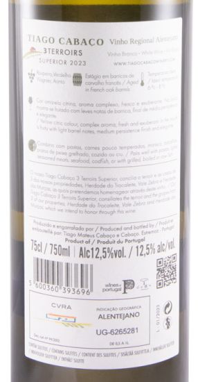 2023 Tiago Cabaço 3 Terroirs Superior white