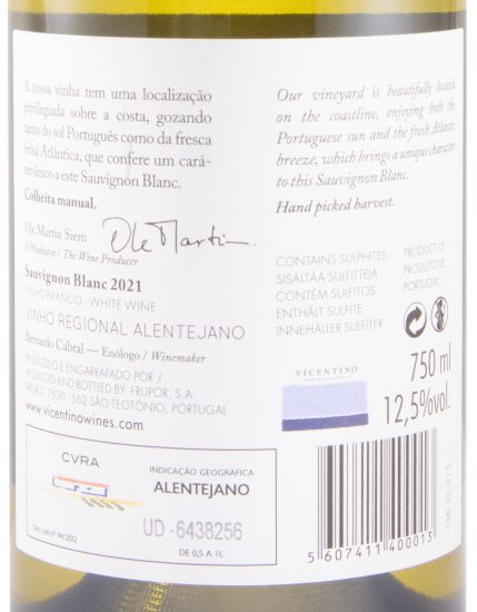 2021 Vicentino Sauvignon Blanc white