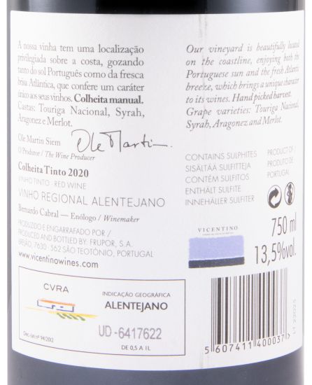 2020 Vicentino tinto