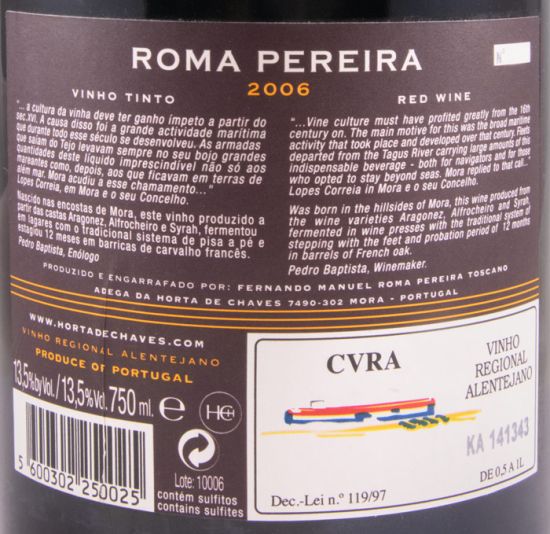 2006 Roma Pereira tinto