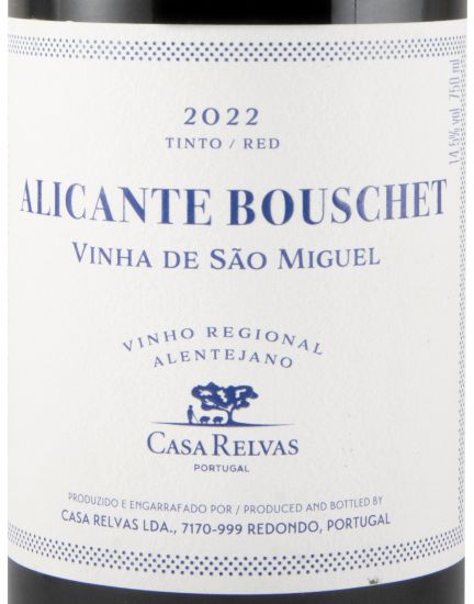 2022 Casa Relvas Alicante Bouschet tinto