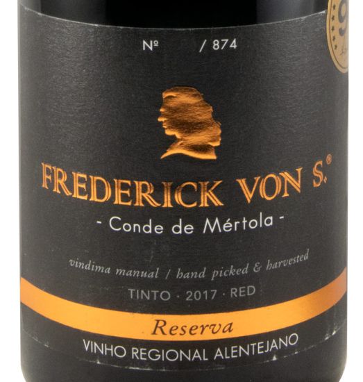 2017 Frederick Von S. Conde de Mértola Reserva organic red