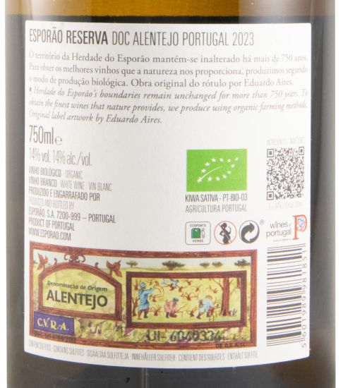 2023 Esporão Reserva organic white