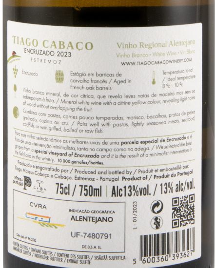 2023 Tiago Cabaço Encruzado white