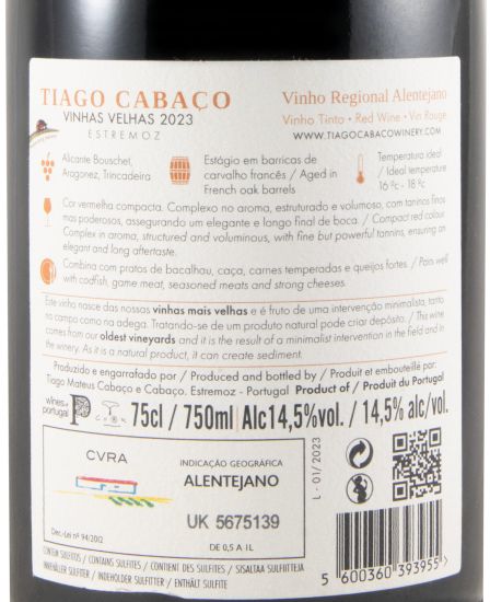 2023 Tiago Cabaço Vinhas Velhas tinto