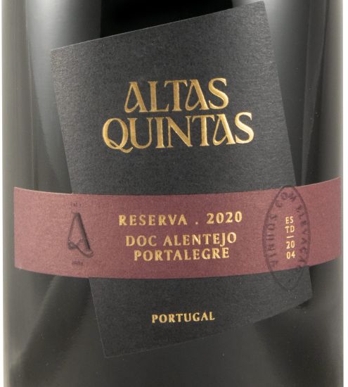 2020 Altas Quintas Reserva tinto