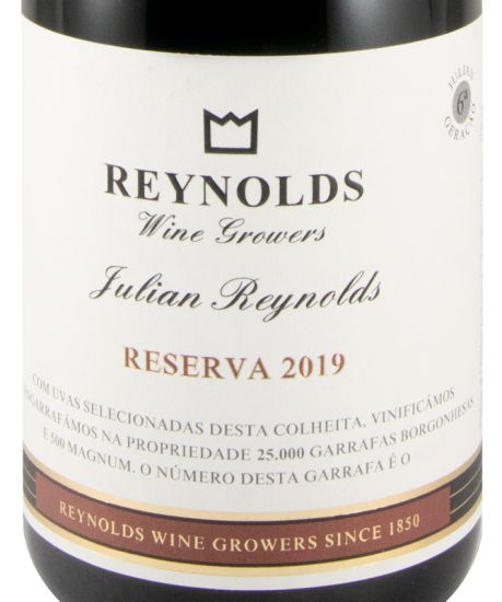 2019 Julian Reynolds Reserva red