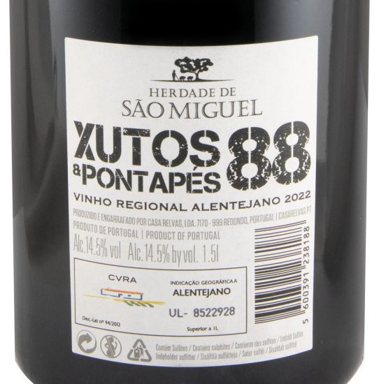 2022 Herdade de São Miguel Xutos & Pontapés 88 tinto 1,5L