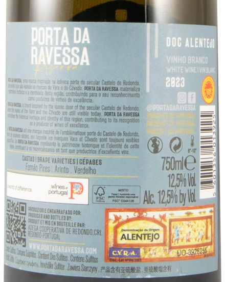 2023 Porta da Ravessa Reserva white