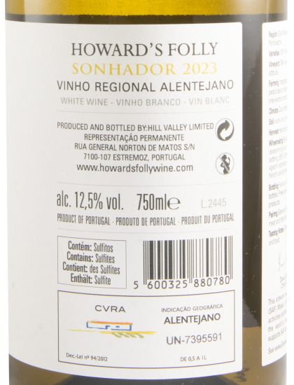 2023 Howard's Folly Sonhador branco