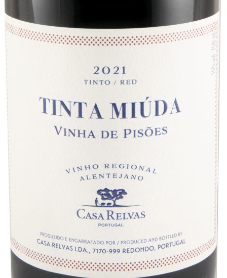 2021 Casa Relvas Vinha de Pisões Tinta Miúda red