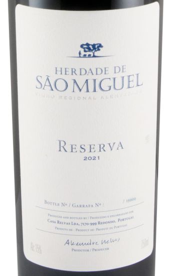 2021 Herdade de São Miguel Reserva red