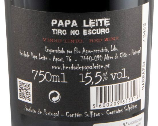 Herdade Papa Leite Tiro no Escuro tinto