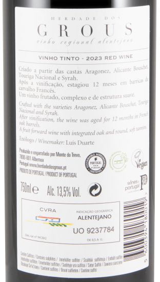 2023 Herdade dos Grous tinto