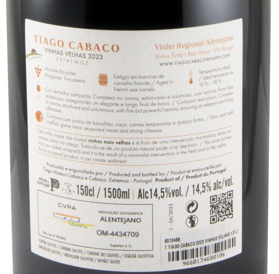 2023 Tiago Cabaço Vinhas Velhas red 1.5L