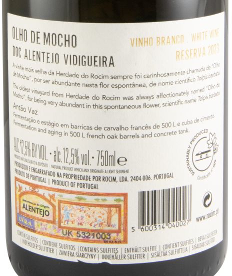 2023 Herdade do Rocim Olho de Mocho Reserva branco