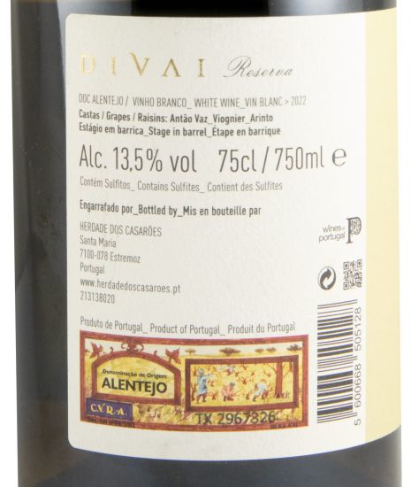 2022 DIVAI Reserva branco